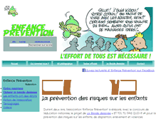 Tablet Screenshot of enfance-prevention.fr